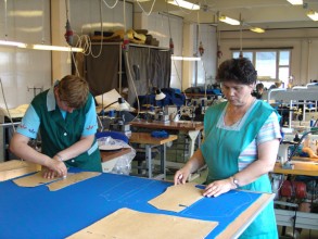 Швейное производство по пошиву авиационных чехлов, штор