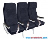 Вариант дизайна тканевого чехла кресла