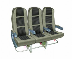 Чехлы авиационного кресла комбинированные
